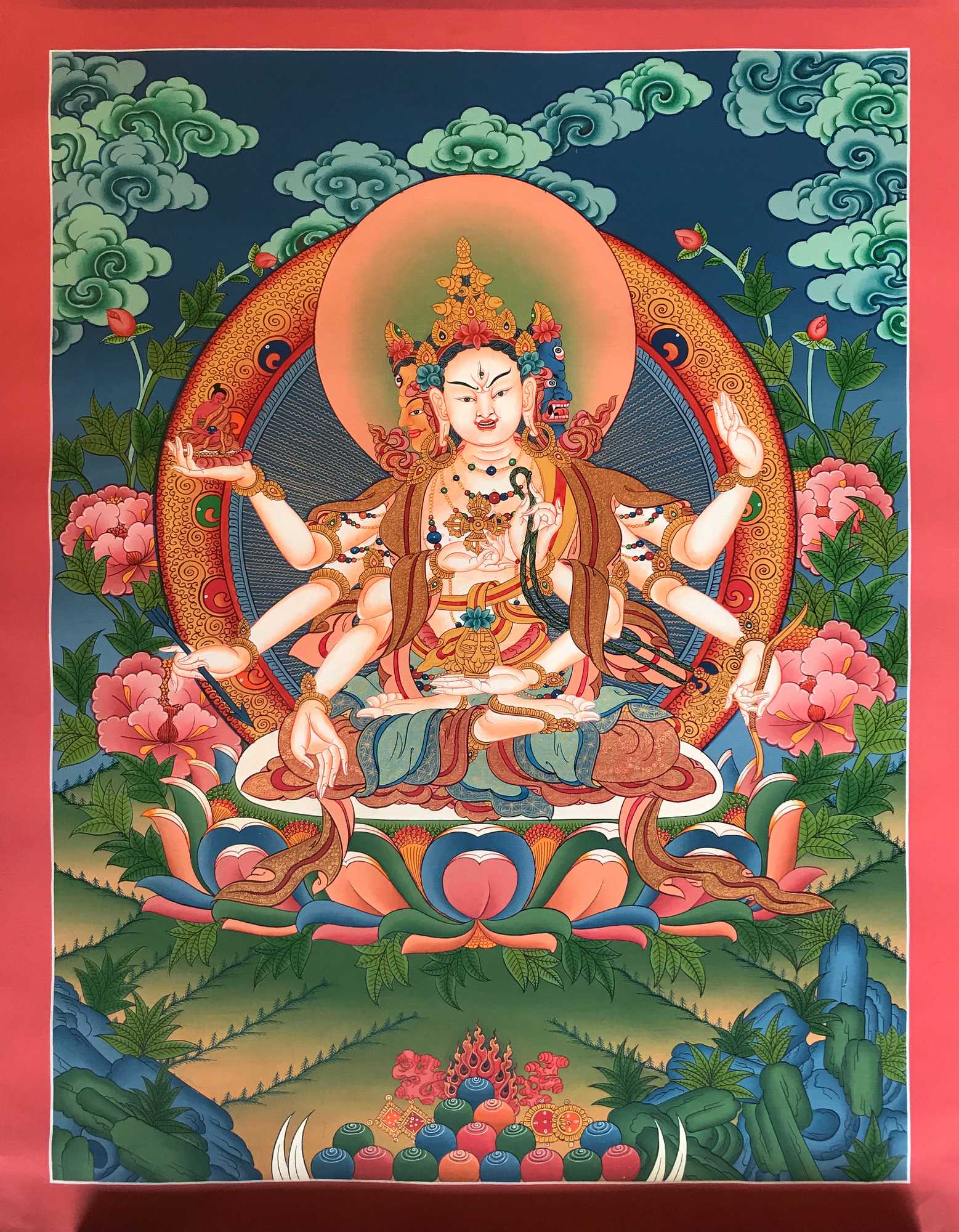 tranh anh thangka phat giao mat tong 1