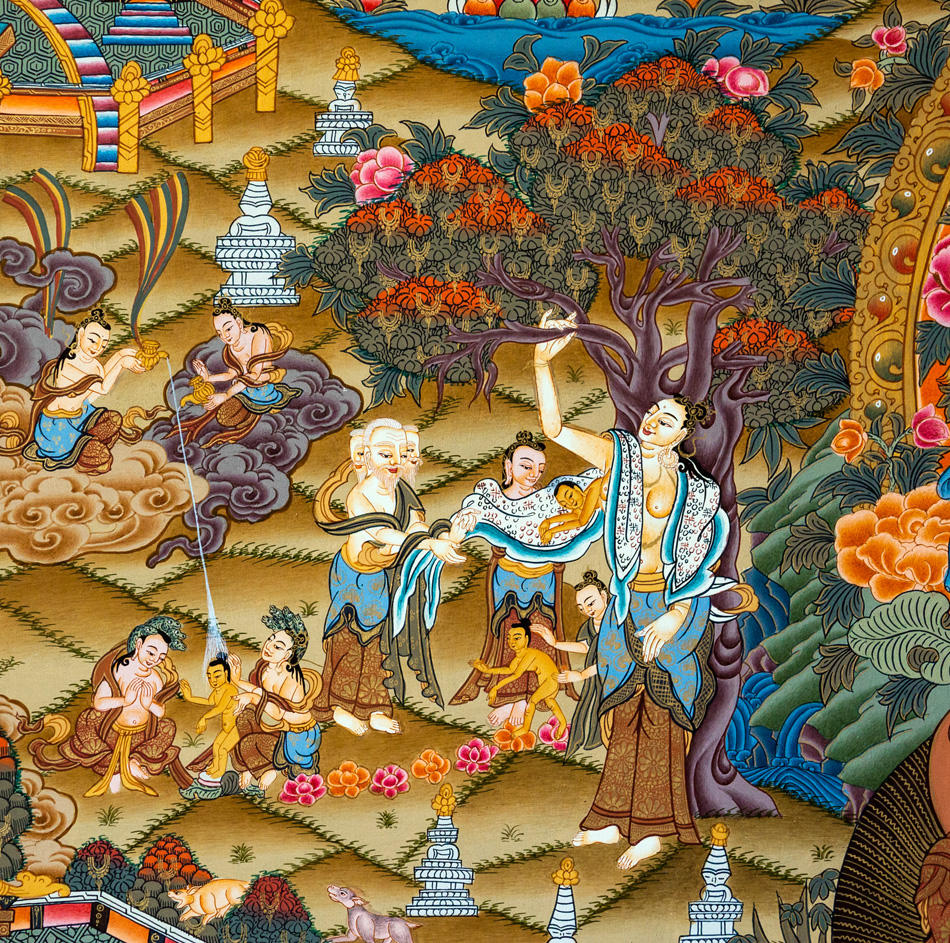 tranh anh thangka phat giao mat tong 14