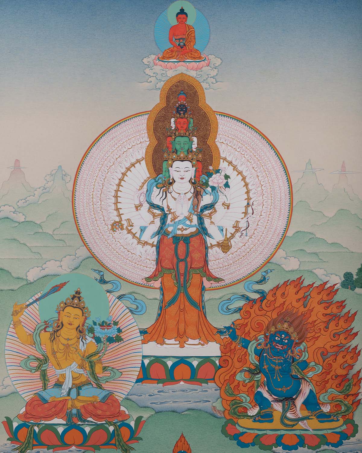 20+ Tranh Thangka Mandala - Hình ảnh Phật Giáo Mật Tông đẹp nhất 21 tranh anh thangka phat giao mat tong 15