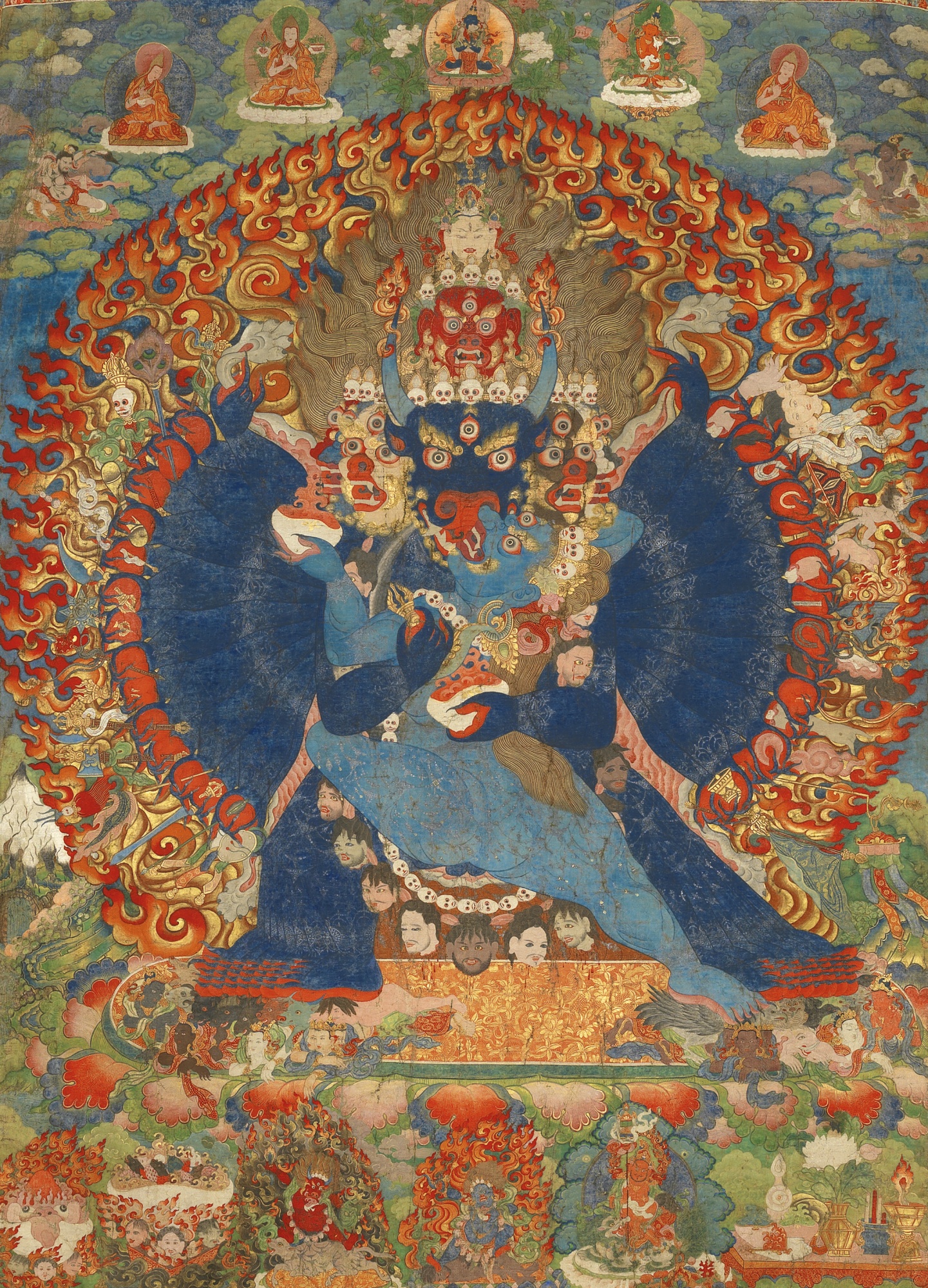 tranh anh thangka phat giao mat tong 2