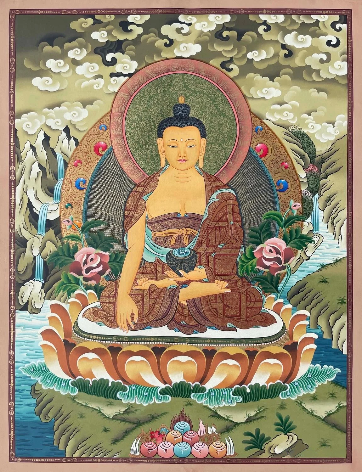 tranh anh thangka phat giao mat tong 3