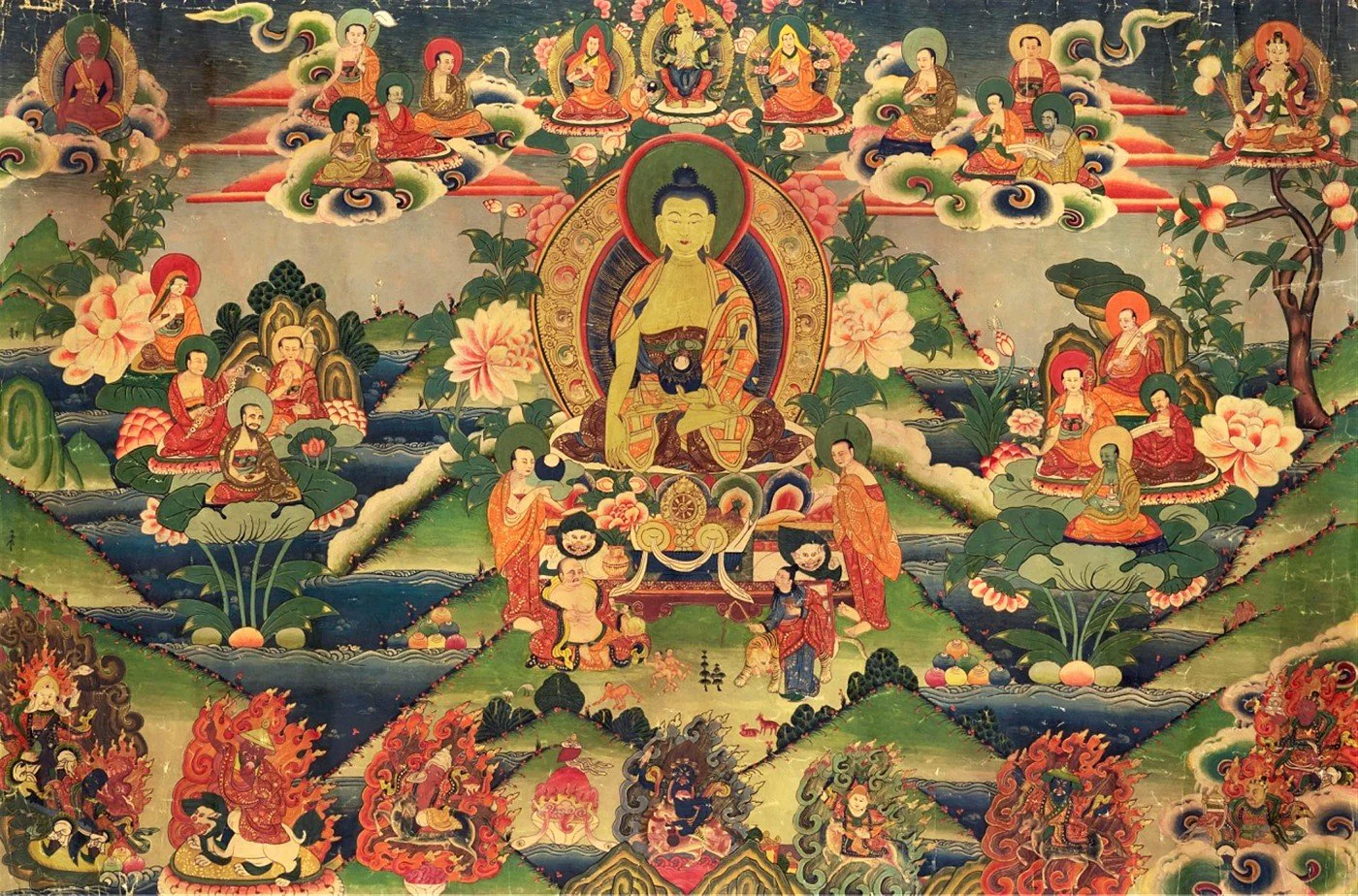 tranh anh thangka phat giao mat tong 4