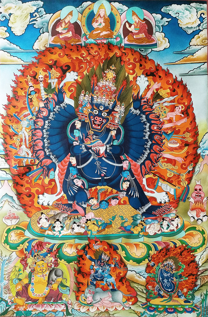 tranh anh thangka phat giao mat tong 6