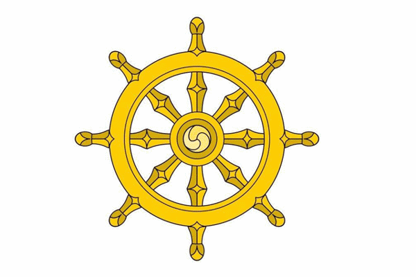 hinh anh banh xe chuyen phap luan 1