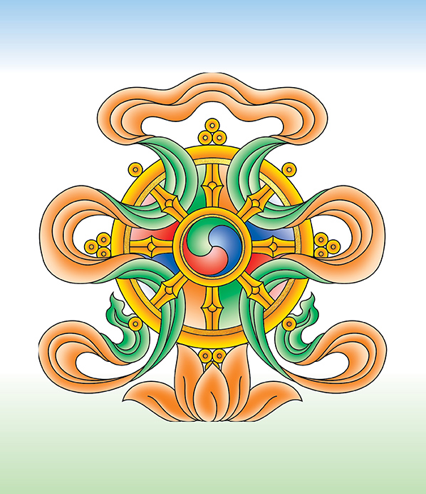 hinh anh banh xe chuyen phap luan 10