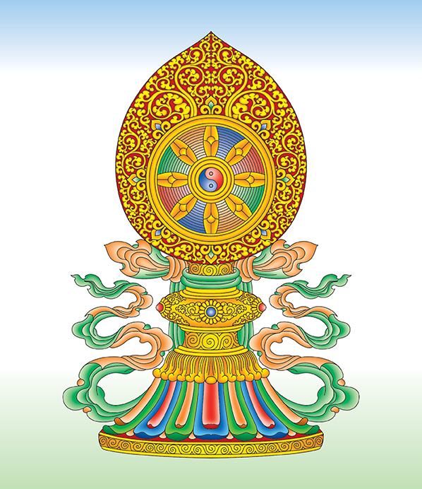 hinh anh banh xe chuyen phap luan 9