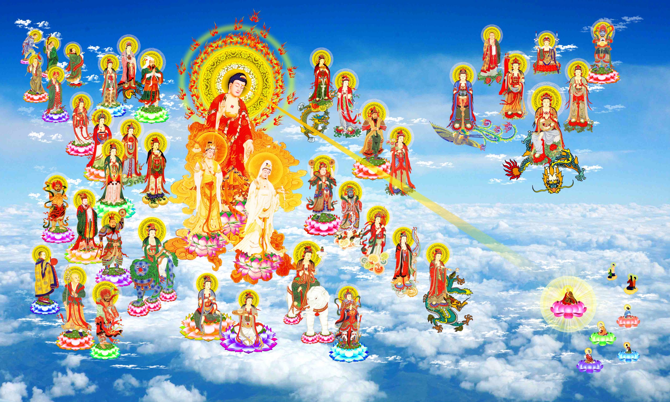 Tây Phương Cực Lạc là gì và có thật không? Cõi Tịnh Độ A Di Đà 8 tay phuong cuc lac 14